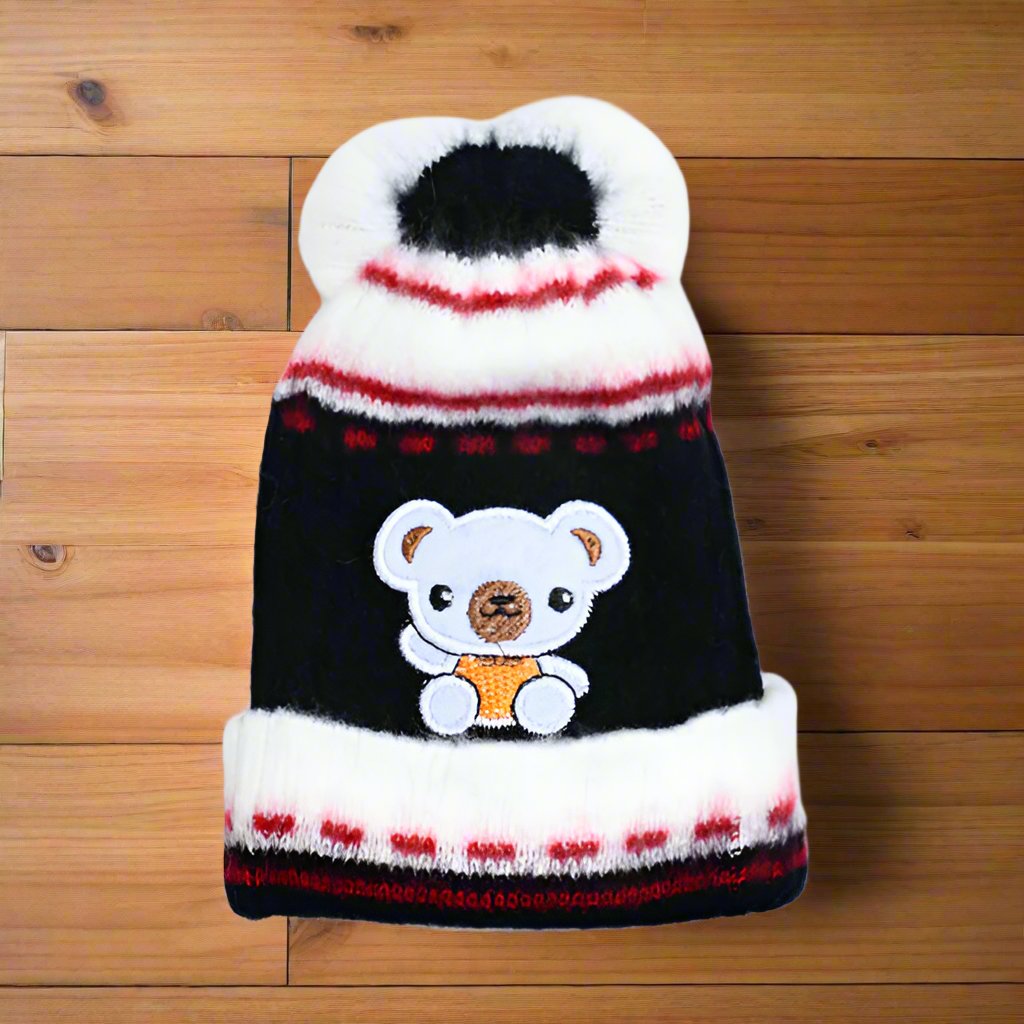 Cute Teddy Bear New Born Baby Cap