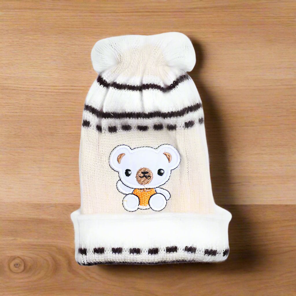 Cute Teddy Bear New Born Baby Cap