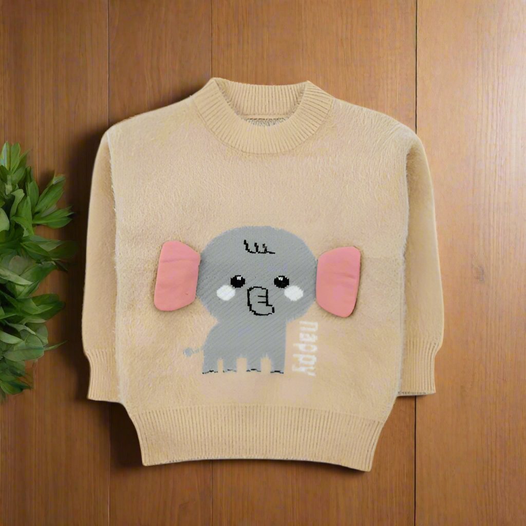 The Cute Elephant Toddler Boys Girls Sweater