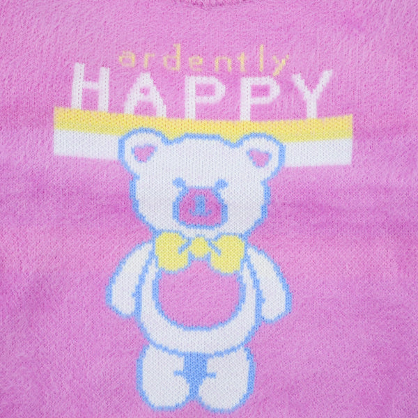 The Little Happy Teddy Bear Toddler Boys Girls Sweater