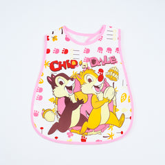 Chipmunks Chip and Dale 100% PEVA Bib