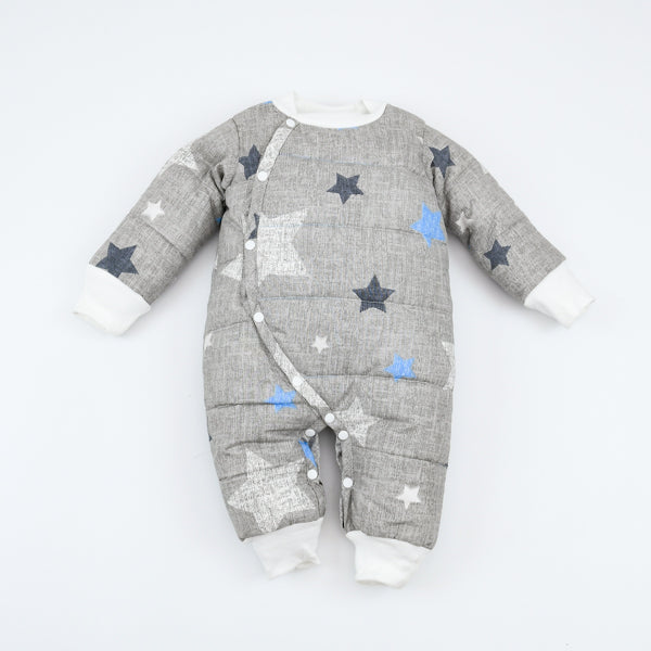 Baby Boy/Baby Girl Quilted Jumpsuits Infant Newborn Stars Style Romper