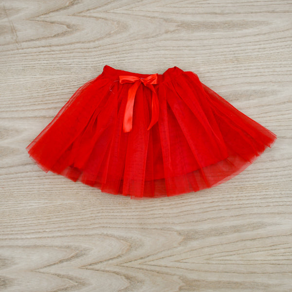 Mesh Ribbon Bow Summer Skirts