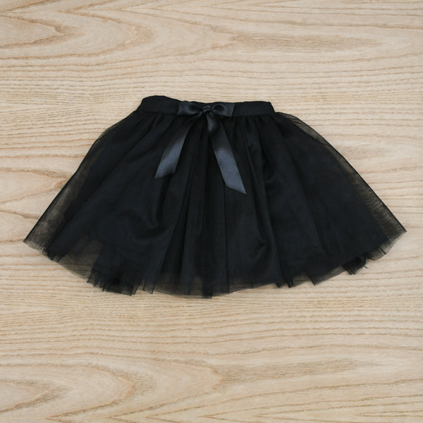Mesh Ribbon Bow Summer Skirts