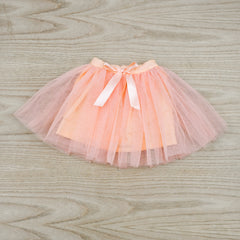 Mesh Ribbon Bow Summer Skirts