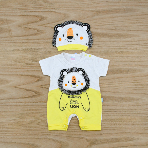 Mummy's Little Lion Baby Boy Romper