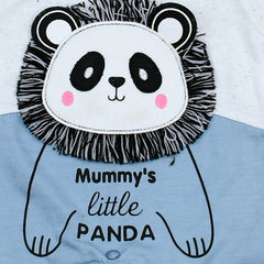 Mummy's Little Panda Baby Boy Romper