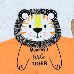 Mummy's Little Tiger Baby Boy Romper