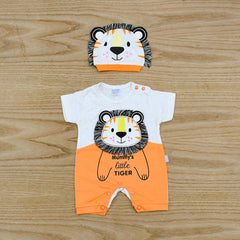 Mummy's Little Tiger Baby Boy Romper