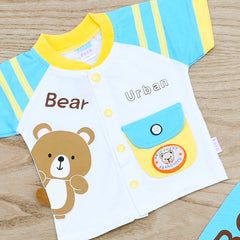 Little Bear 3 Piece Baby Boys Shorts Shirt Cap Dress