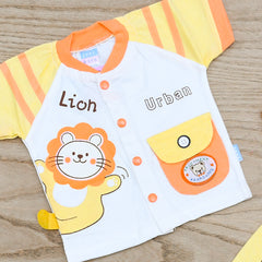 Little Lion 3 Piece Baby Boys Shorts Shirt Cap Dress