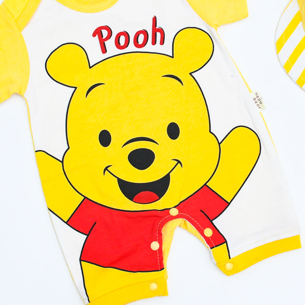 Happy Pooh Baby Boy Baby Girl Romper