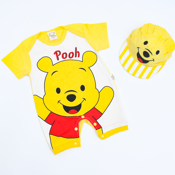 Happy Pooh Baby Boy Baby Girl Romper