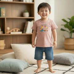Little Animal Friends Common Daily Use Summer Half Sleeves Boys T-Shirt