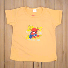 Spiderman Common Daily Use Summer Half Sleeves Boys T-Shirt