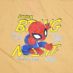 Spiderman Common Daily Use Summer Half Sleeves Boys T-Shirt