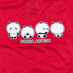 Panda Action Common Daily Use Summer Half Sleeves Boys T-Shirt