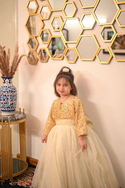Grace & Glamour – Girls' Gown for Parties, Weddings & More (1–12 Years)