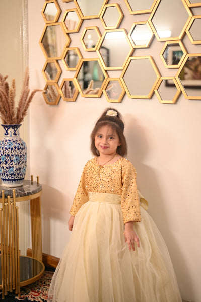 Grace & Glamour – Girls' Gown for Parties, Weddings & More (1–12 Years)