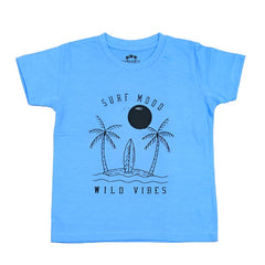 Wild Vibes Outdoor Summer Half Sleeves Boys T-Shirt