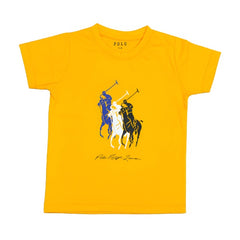 Polo Game Outdoor Summer Half Sleeves Boys T-Shirt