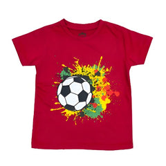 The Soccer Champion Summer Half Sleeves Boys T-Shirt