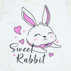 Sweet Rabbit Outdoor Summer Half Sleeves Girls T-Shirt