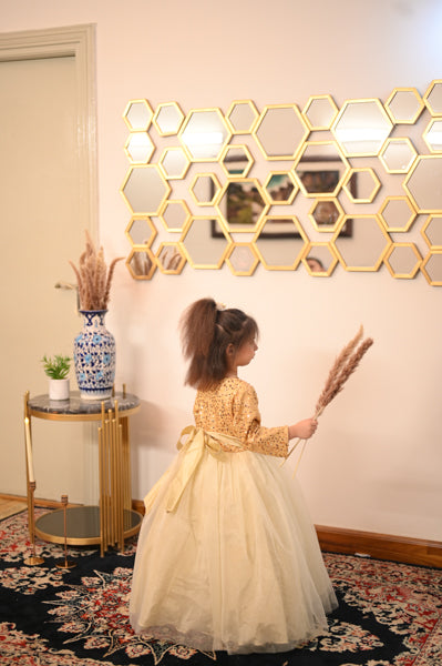 Grace & Glamour – Girls' Gown for Parties, Weddings & More (1–12 Years)