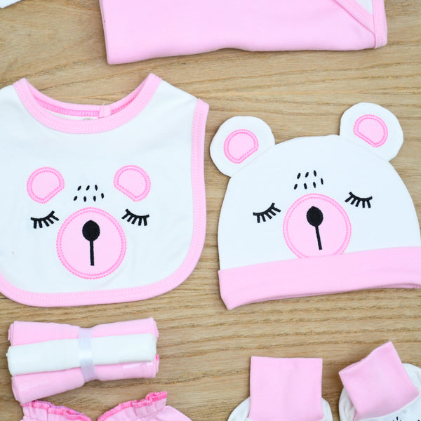 Sleepy Bear New Born Baby Boy Baby Girl 10 Pieces Starter Set