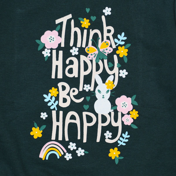 Think Happy Be Happy Girls Sweatshirt