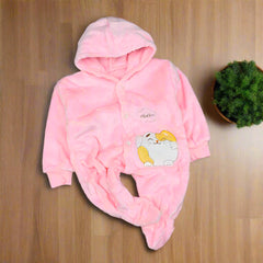 Little Kitten Baby Boy Baby Girl Hooded Winter Romper