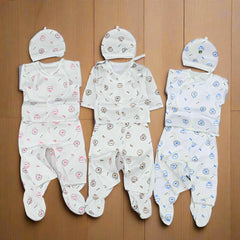 Apple Cherry Baby Boy Baby Girl 5 Piece New Born Winter Starter Set