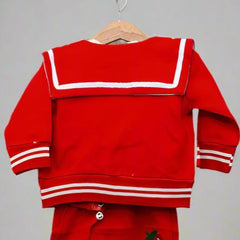 Sweet Strawberry Superior Quality 2 Piece Winter Dress