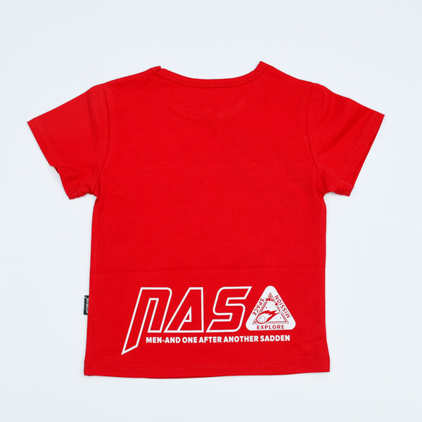 Mission Space Explore Round Neck Half Sleeves Boy T-Shirt