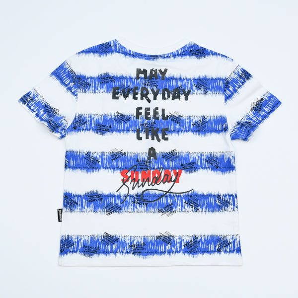 May Everyday Feel Like Sunday Round Neck Boys T-Shirt