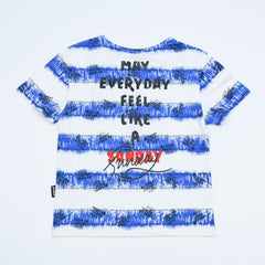 May Everyday Feel Like Sunday Round Neck Boys T-Shirt