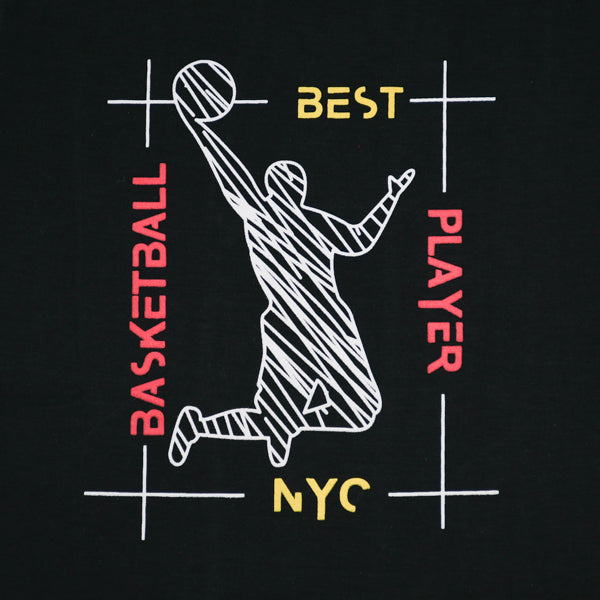 Best Game Player Round Neck Boys T-Shirt