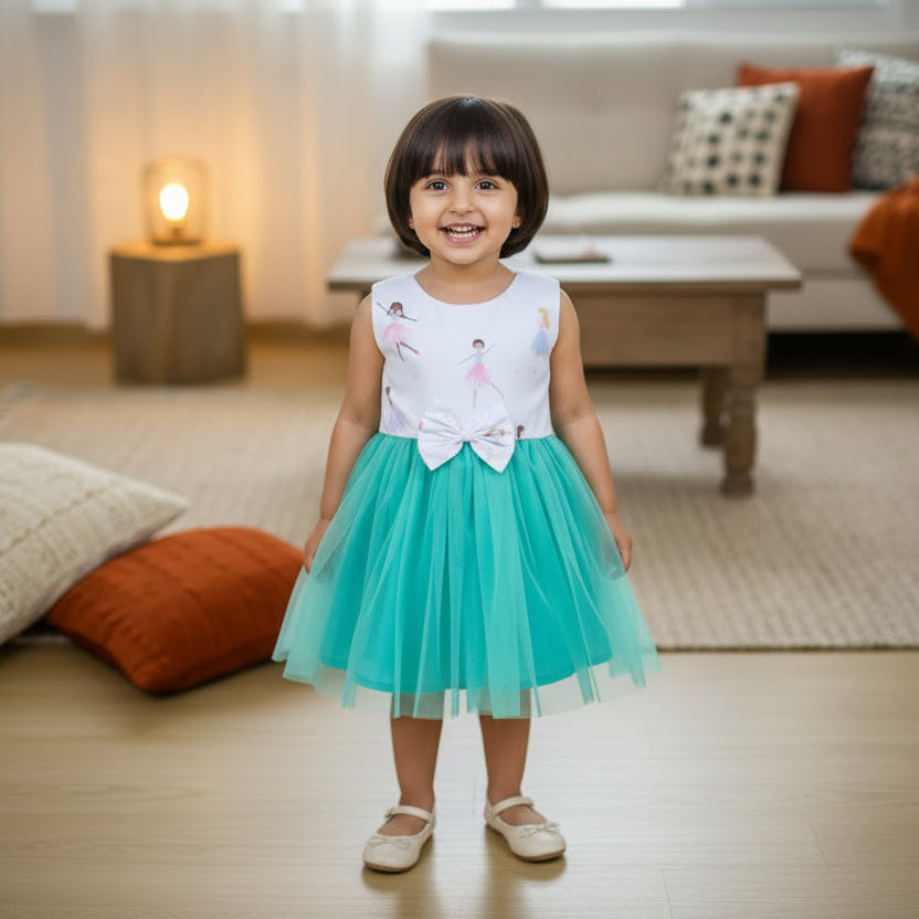 Girl printed frock