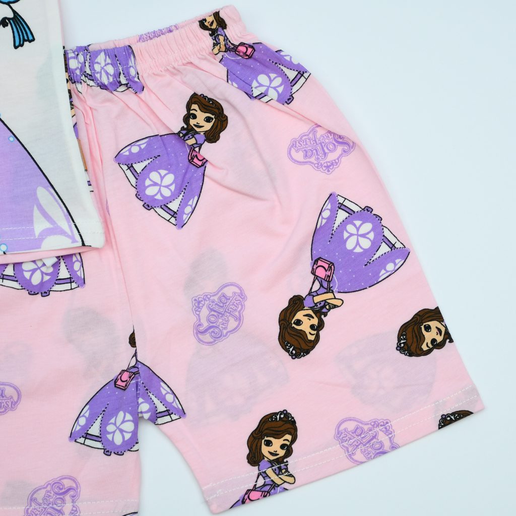 2 Pieces Sofia Girls Shirt Shorts