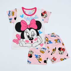 2 Pieces Minnie Girls Shirt Shorts