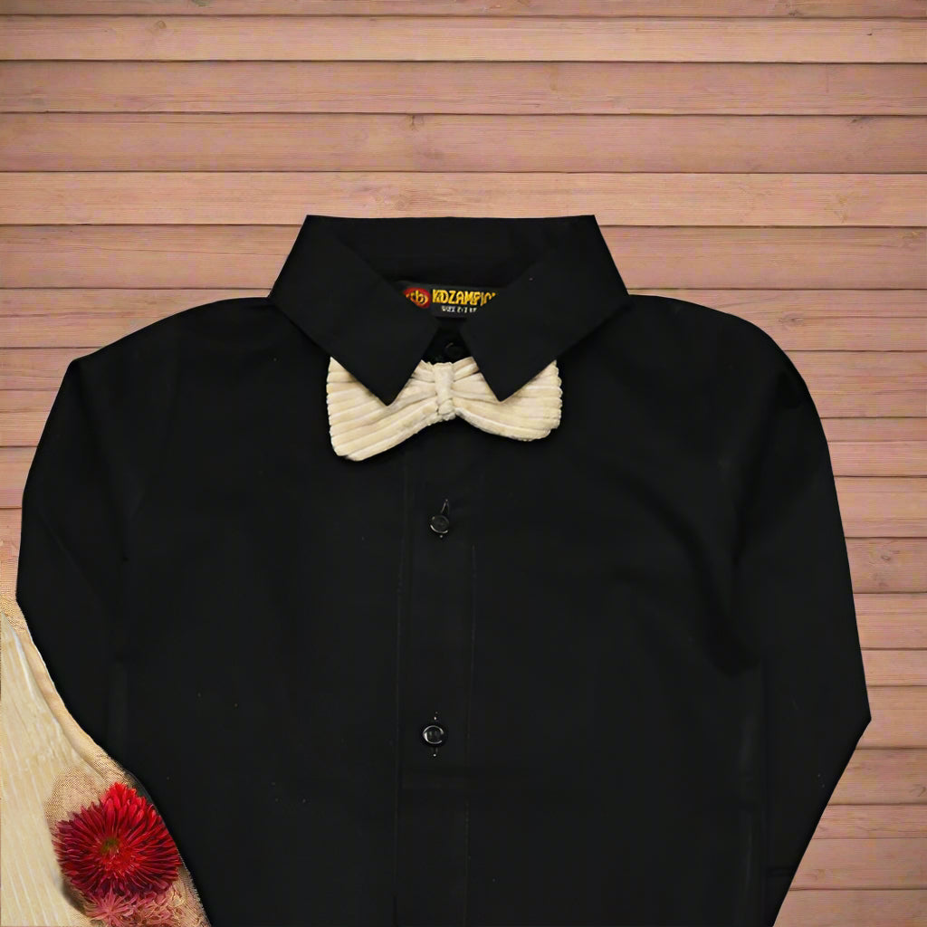 Classic Gentleman Baby & Toddler Outfit – Corduroy Waistcoat & Pants with Cotton Shirt (3M-4Y)