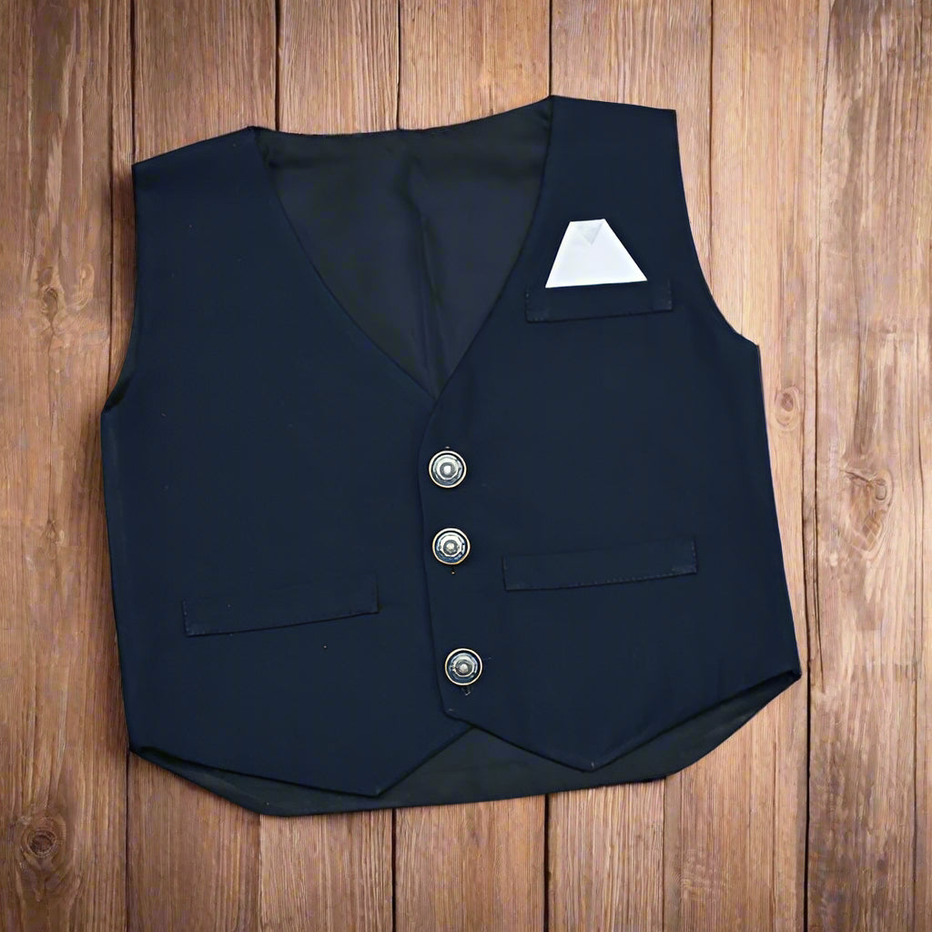 Elegant 3-Piece Boys' Formal Outfit Set – Perfect for Weddings, Parties & Birthdays
