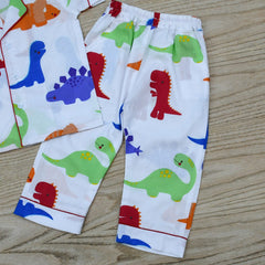 Unisex 2 Piece Dino's World Kids Sleepwear