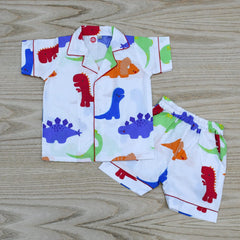 Unisex 2 Piece Dino's World Kids Sleepwear