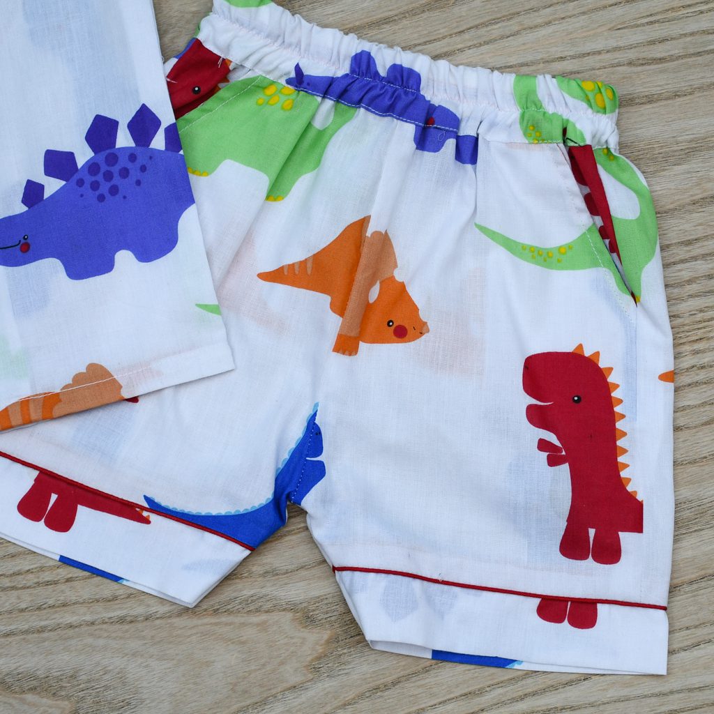 Unisex 2 Piece Dino's World Kids Sleepwear