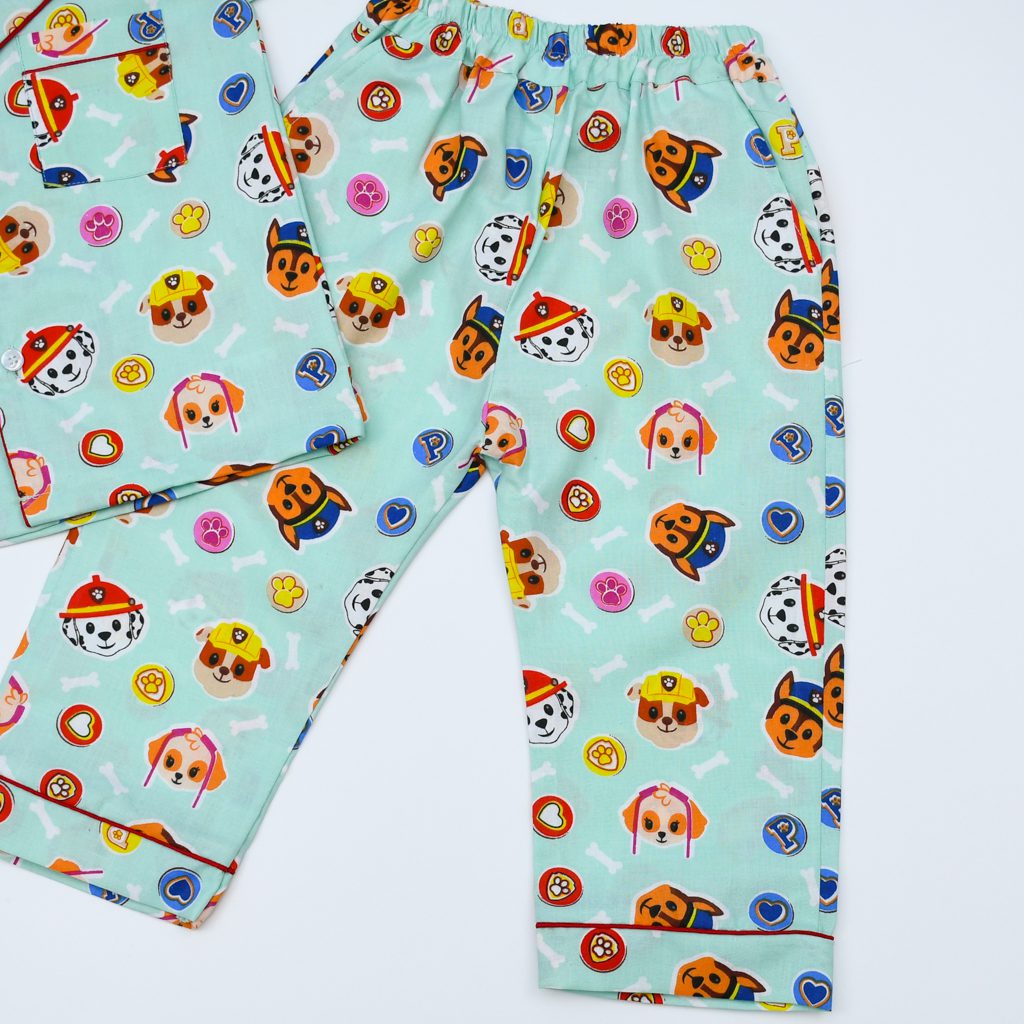 Boys 2 Piece Paw Patrol Pups Kids Sleepwear