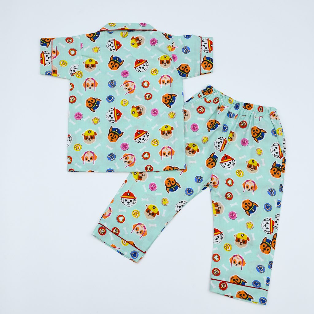 Boys 2 Piece Paw Patrol Pups Kids Sleepwear