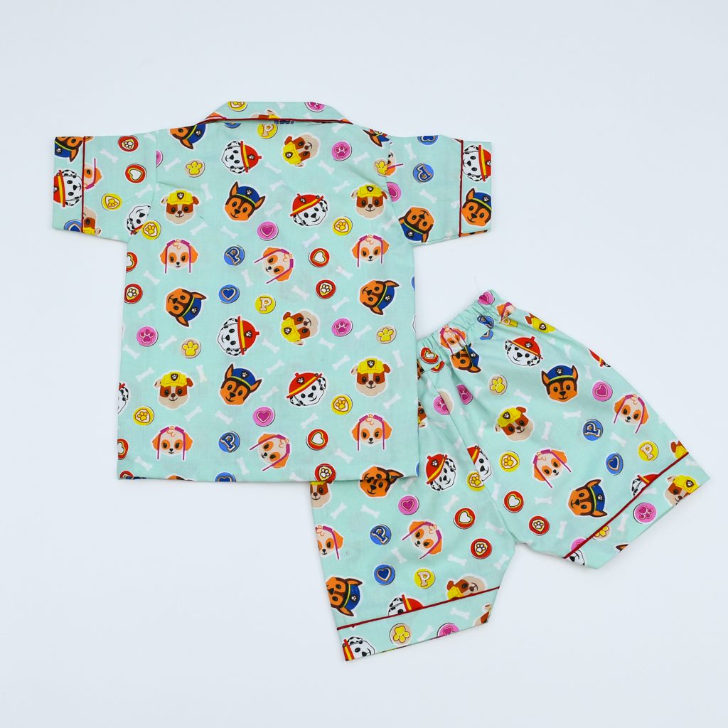 Boys 2 Piece Paw Patrol Pups Kids Sleepwear