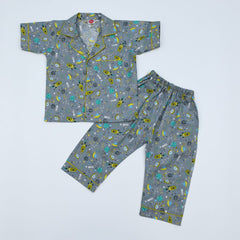 Unisex 2 Piece Space Travel Kids Sleepwear