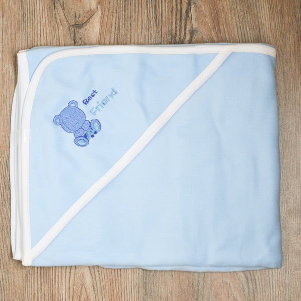 Lucky Baby Hooded Wrapping Super Soft Fleece Blanket